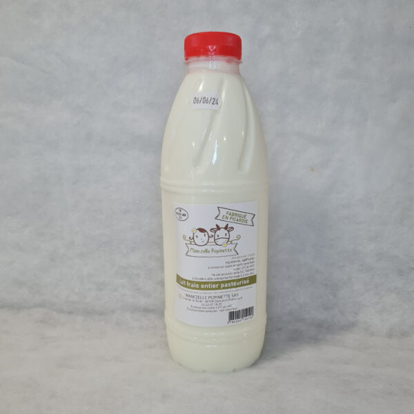 Lait entier pasteurisé