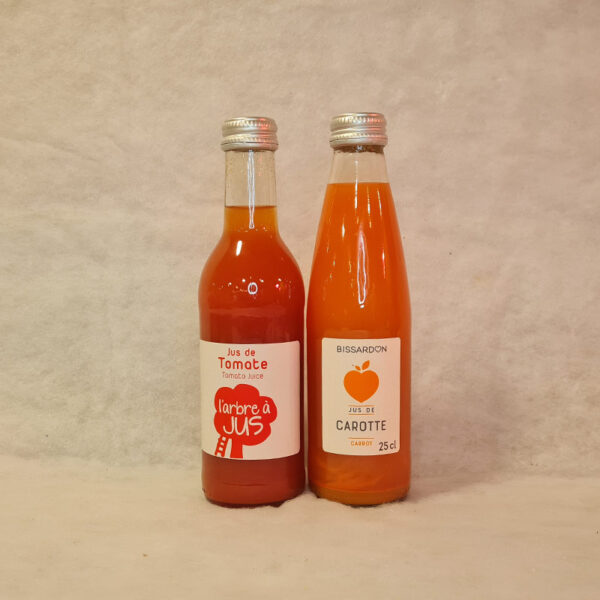 Jus de Tomate et Jus de Carotte