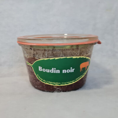 Boudin noir en pot