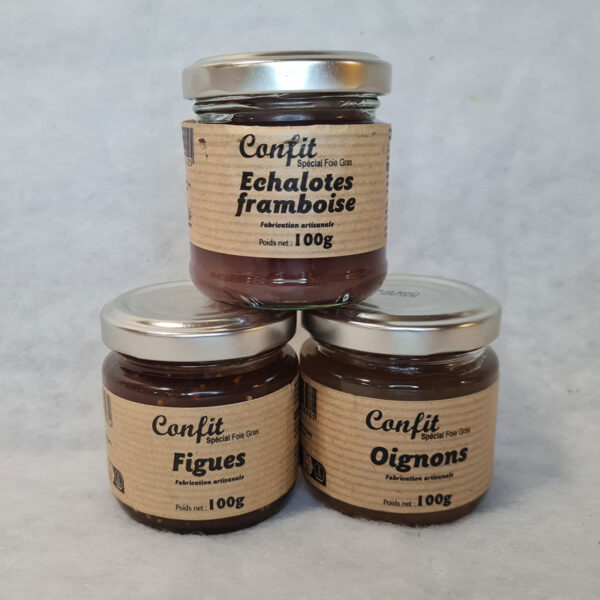 Confit différentes saveurs