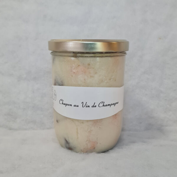 Chapon au vin de champagne