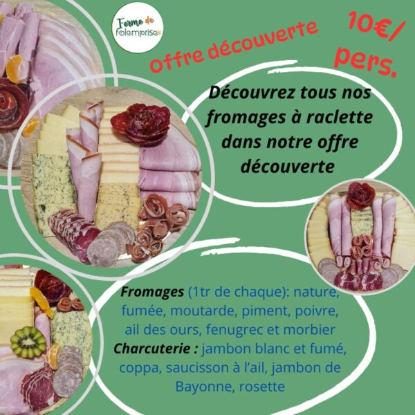Plateau raclette - offre découverte